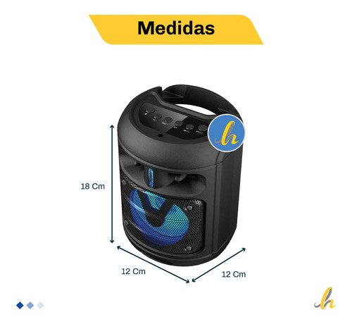 Imagen 5 de 9 de Parlante Kanji Freedom 80w Portátil Con Bluetooth Lh Confort
