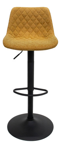 Kit de 2 taburetes altos para encimera de cocina, barra giratoria, tapizado en color Nápoles, taburete alto para encimera de cocina, encimera negra