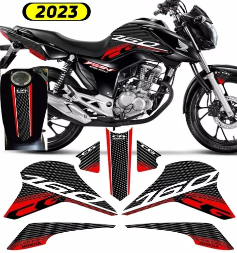 Kit Adesivos Cg Fan 2023 Kit 7 Adesivos Fp8