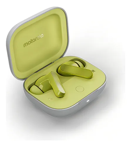 Motorola Fone De Ouvido Sem Fio Bluetooth Motorola Moto Buds Cor Green Luz Branca