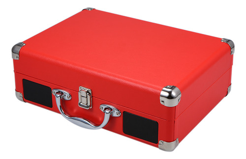 Tocadiscos Vintage Con Altavoces: Reproductor Fonógrafo Red
