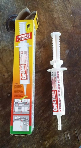 Imagen 3 de 6 de Gel Jeringa Cebo Hormigas Atrae Y Mata Hormiguicida 40 Grs.