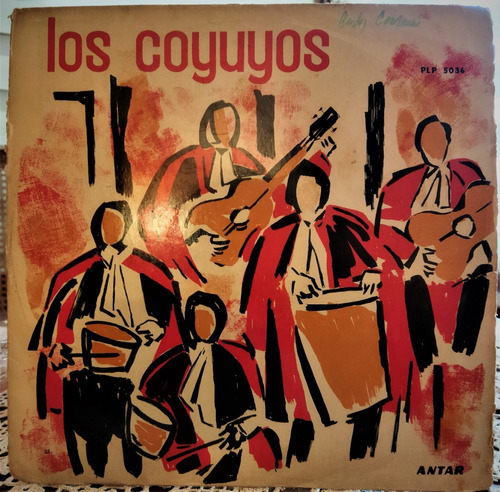 1963 Lp Vinilo Folklore Los Coyuyos De Argentina Antar 5036