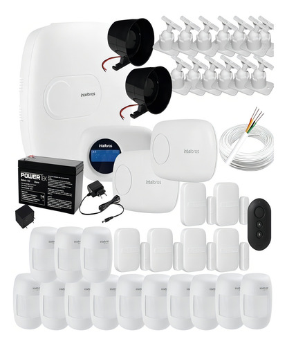 Kit De Alarme Amt 4010 Smart Net 19 Sensores Intelbras
