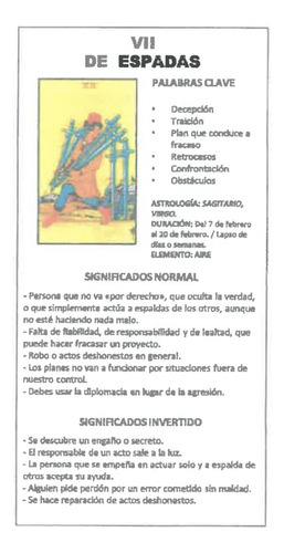 Tarot Rider Waite: Fichas Para Estudiar E Imprimir En Pdf