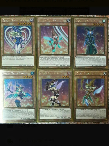 Yugioh 2 Set De Magas + Mahad X2 + Navegación X2 + Mago Sile