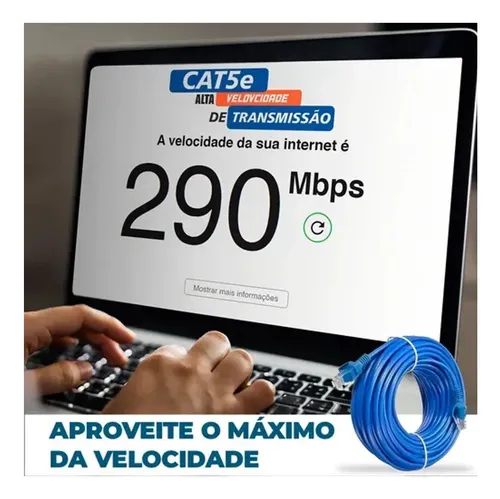 Cable De Red Ethernet Lan Rj45 Cat5e 15m