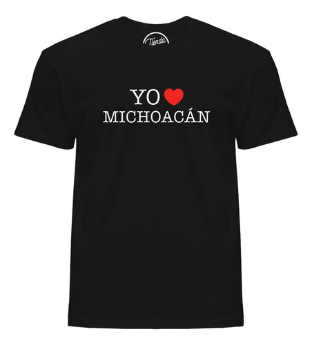 Playera Yo Amo Michoacán Corazón Souvenir T-shirt