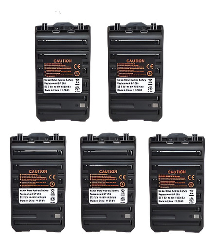 5 X Batería Bp-264 Ni-mh Para Radio Portátil De Icom Ic-v80 