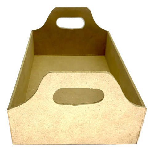 1 Caja 20x13x5cm De Madera Mdf Con Agarradera #2 Mini