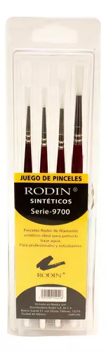 Kit 15 Pinceles Pintura Rodin Oleo Acrilico Acuarelas Set