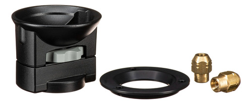 Kit Adaptador Manfrotto 325n Para Semiesfera De 75mm Y 100mm Diámetro De La Rosca Hembra 75 Mm Diámetro De La Rosca Macho 100 Mm