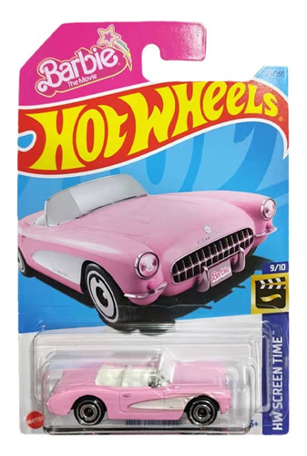 Hot Wheels - Vehículo Barbie Corvette 1956 - C4982-bp