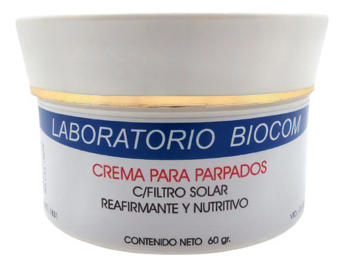 Crema para Párpados Biocom de 50g