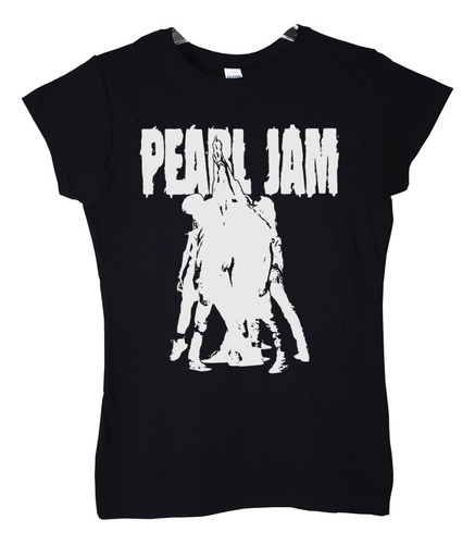 Polera Mujer Pearl Jam Ten Stencil Rock Abominatron