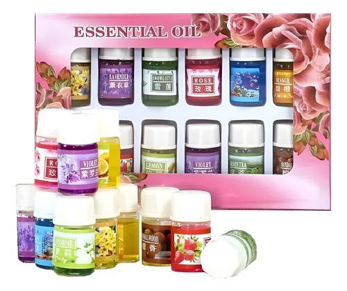 Esencias Aromáticas De Aceite Humificador Difusor Kit De 12