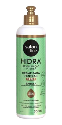 Salon Line Hidra Crema De Peinar 3 En 1 Babosa.restauracion