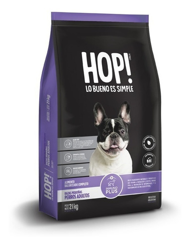   Hop Perros Adultos Razas Pequeñas Bolsa 21 Kg 