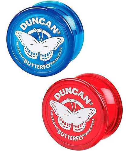 Duncan Butterfly Yoyo Paquete De Dos Unidades Color Rojo