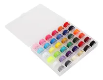 Comprar Bobinas De Máquina De Coser, Hilos Coloridos De Plástico Par
