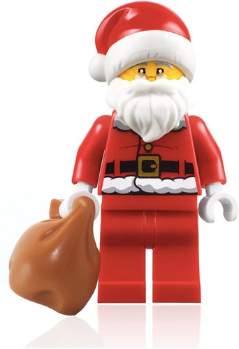 Minifigura De Adviento City Holiday - Santa Claus Con Gafas