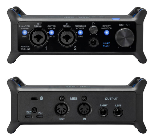 Interfaz Interface De Audio Usb 2.0 Zoom Uac 232 Color Negro