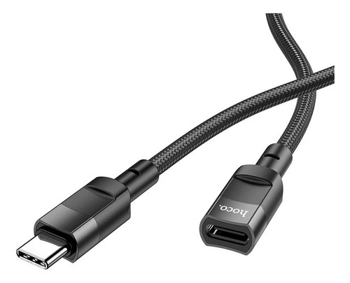 Cable Extensor Usb- C Macho A Tipo C Hembra 3a 1.2m Trenzado