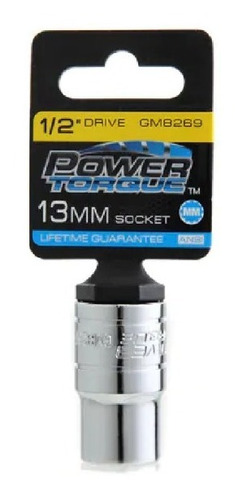 Dado Metrico Estandar De 12 Puntos 1/2¨ 13mm Power Torque