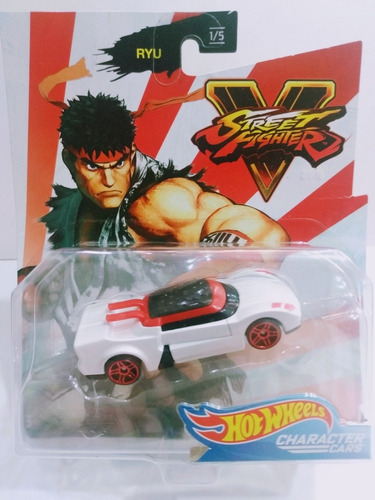 Carrito Hot Wheels Ryu Street Fighter Escala 1:64