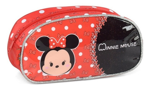 Estojo Infantil Minnie Mouse Luxcel Ei35384ts Vermelho