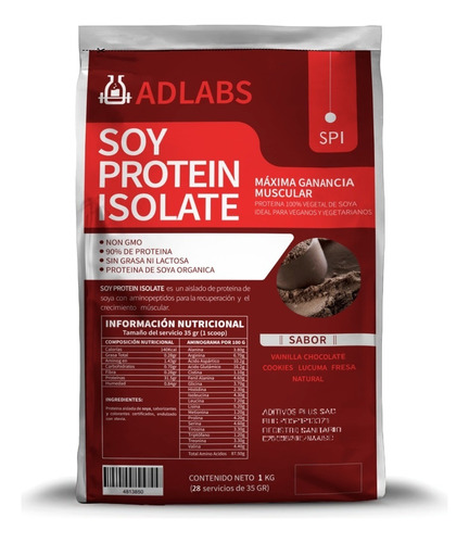 Proteina Soya Natural 1k Sin Saborizantes En Miraflores 