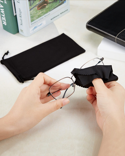 Funda De Microfibra For Gafas De Sol, Negro