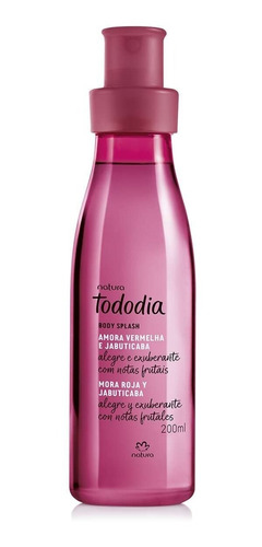 Tododia Body Splash Mora Roja Y Jabuticaba 200 Ml - Natura