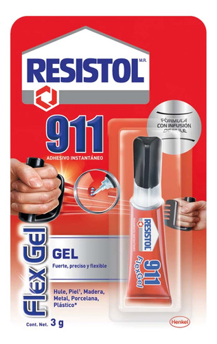 Resistol 911 Flex Gel 3 Grs. (2445404)