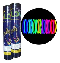 Comprar Pulseras Neón Luminosas Glow Fluorescente 100 Piezas Marcn1