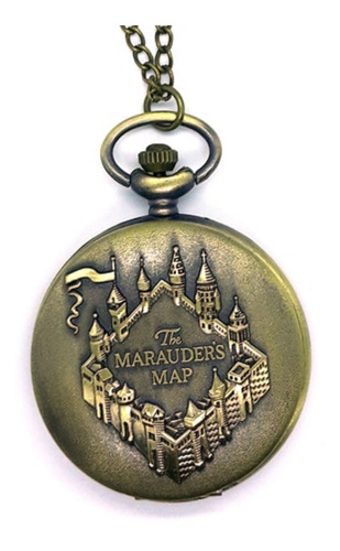 Harry Potter,collar Reloj Bolsillo Map Merodeador Regalatelo