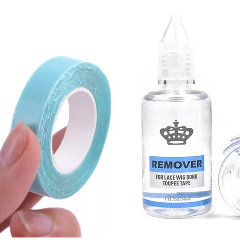 Removedor Adhesivos + 1 Rollo De Cinta Para Extensiones 