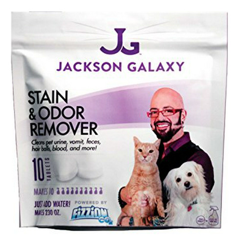 Jackson Galaxy Mascotas Mancha Y El Olor Eliminator Por Fizz