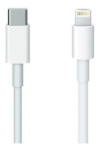 Cable usb-c 2.0 Dex Cabo lightning com saida USB - C blanco con entrada USB Tipo C