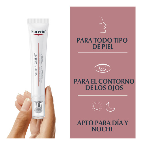 Contorno De Ojos Eucerin Anti-pigment Crema X 15 Ml Todo Tipo De Piel Día/noche