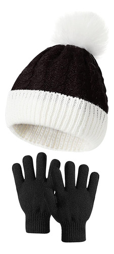 Gorro De Punto M Gloves Para Niños, Casual, De Invierno Y De