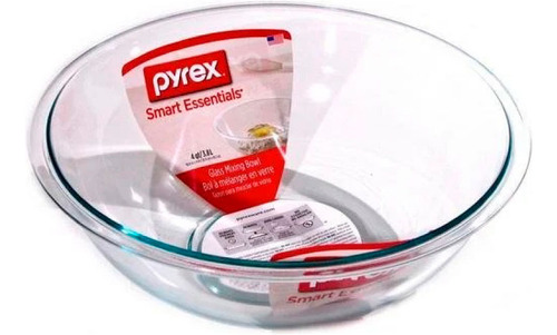 Bowl De Vidrio Para Ensalada Pyrex 3.8 Lt Recipiente 