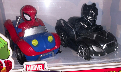 Marvel Super Hero Adventures Spider-man & Black Panther Color Azul