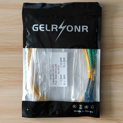 Cable De Conexion De Fibra Optica Sc A Sc Leihong Sc/upc-...
