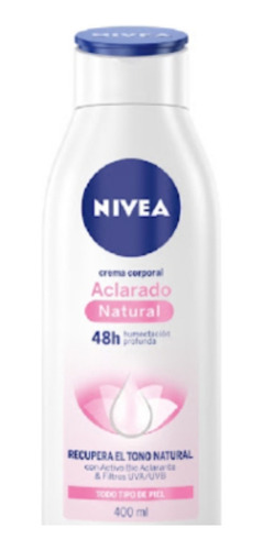 Crema Nivea Aclarado Natural