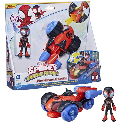 Muñeco Para Niño Spiderman Miles Morales Spidey y Amigos Increíbles Marvel  F3988