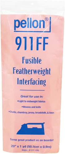 Pellon White 911ff Interfacing Fusible De Peso De Pluma, 20.