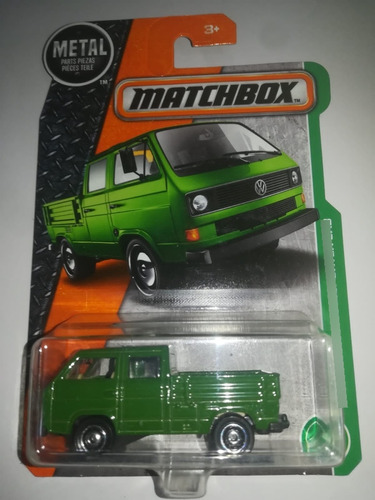 Volkswagen Transporter Cab Verde Matchbox Antaño 1/64