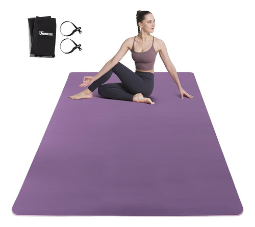 Colchoneta Grande De Yoga Hombres Y Mujeres, 6'x4'x6mm,...