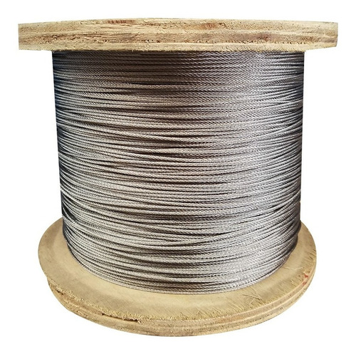 Cable Guaya En Acero Galvanizada De 1/16 1.59mm 7x7 200 Mts